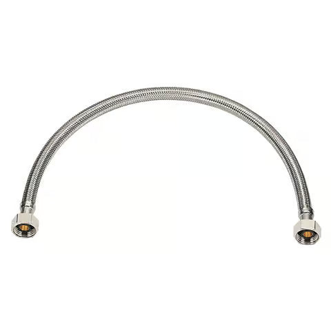 AQUA HOT 250 HOSE, 16", LEAD FREE, STAINLESS STEEL BRAIDED PLX-200-035