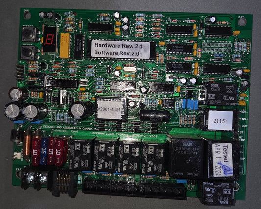 HURRICABE 45XL CONTROL BOARD V2001 REV 2"UB" 2115