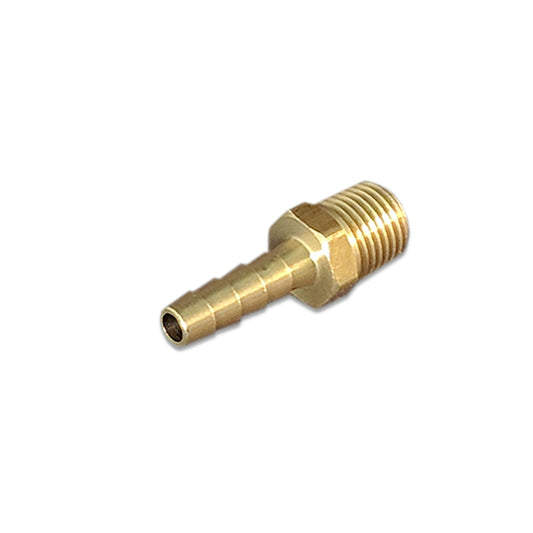 BRASS BARB FITTING, 1/4 x 1/4 (M) NPT PLX-115-000