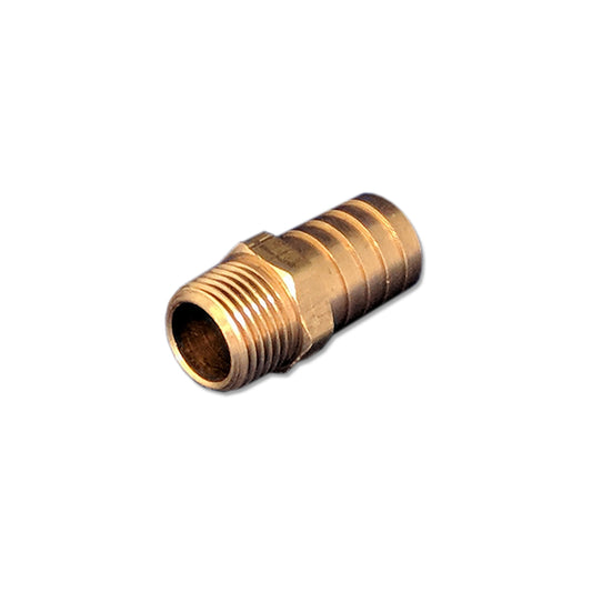 AQUA HOT BRASS, BARB FITTING 3/4 X 1/2 PLX-A65-200